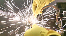 Ultracapacitor sparks